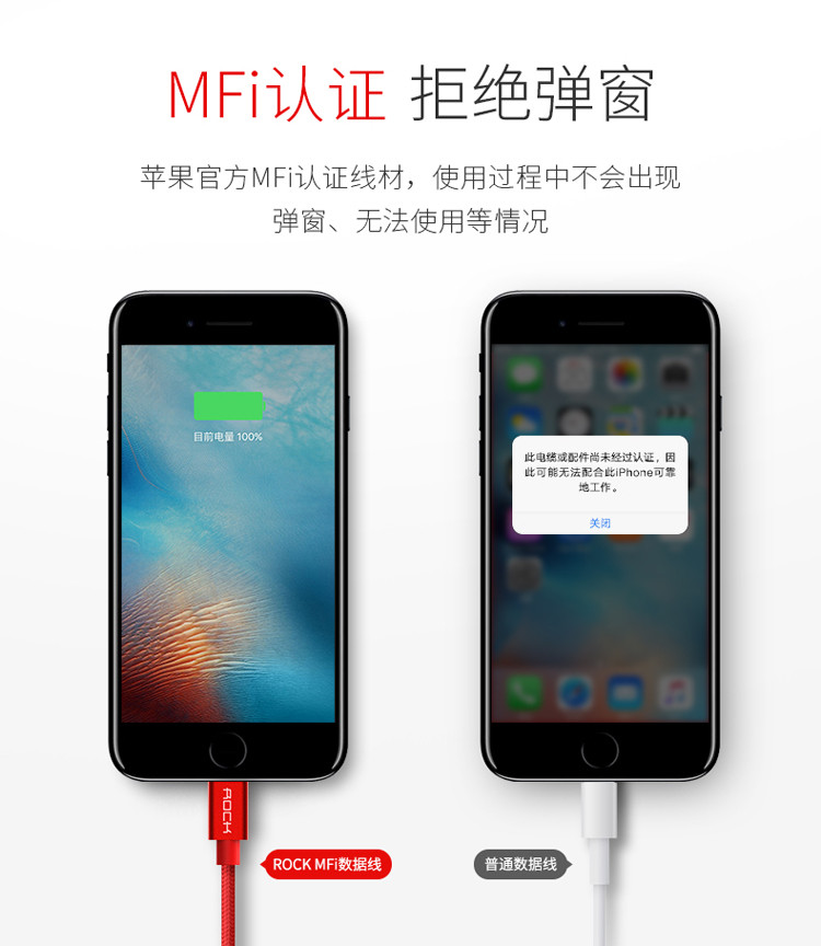包邮苹果mfi认证快充数据线iphone充电线ipad平板电脑ipod