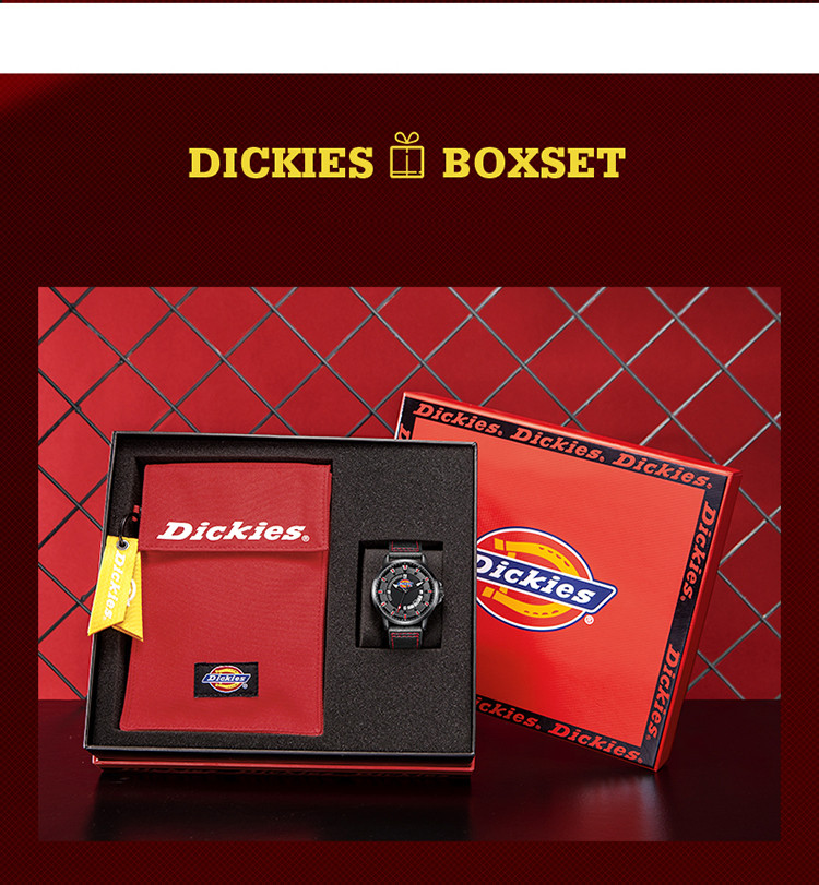 帝客dickies 潮流时尚手表石英表男士腕表礼盒