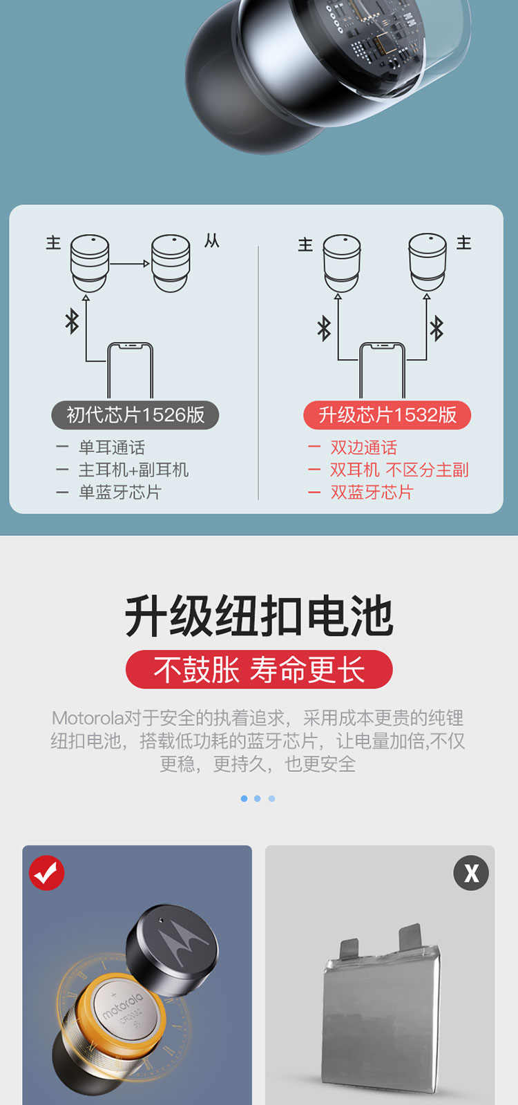 双耳真无线运动耳机入耳式耳麦重低音动铁vb400 蓝牙