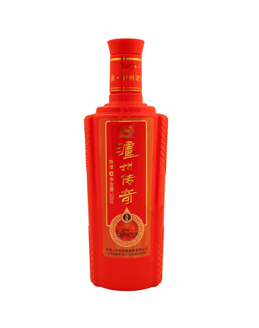 泸州老窖 泸州传奇a6 52度 500ml*6