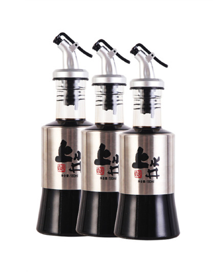 山西特产上水井老陈醋铁皮瓶装180ml*3家用便携酿造食醋