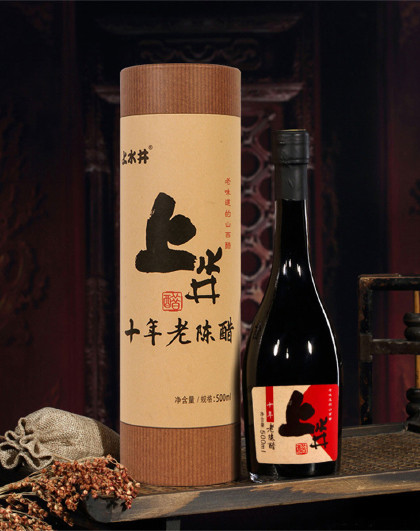 山西特产上水井手工十年老陈醋礼盒500ml拌菜拌面调味品