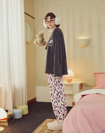 【超值捡漏】睡衣秋冬加绒加厚撞色精致高级感外穿家居服套装