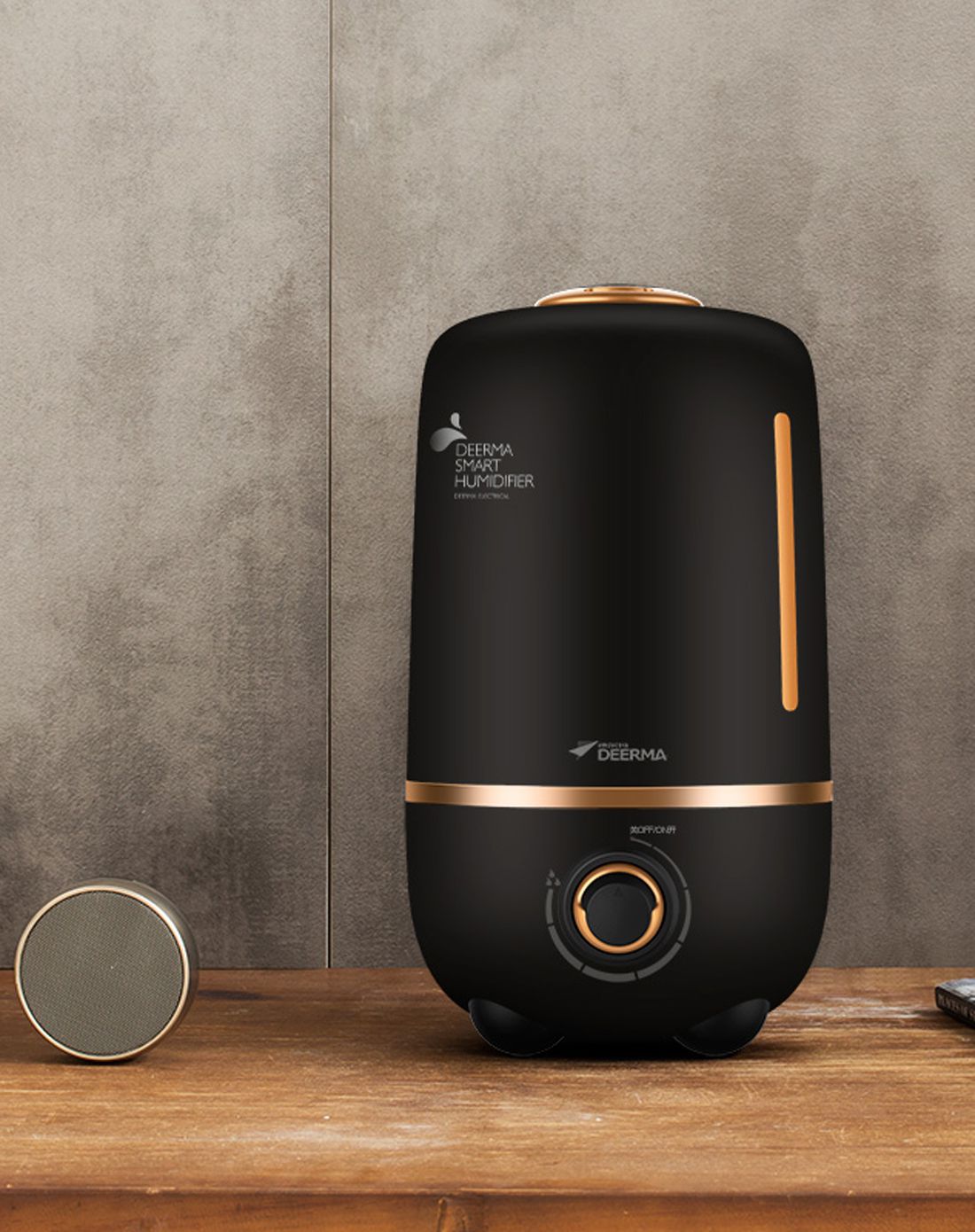 德尔玛DEERMA电器专场 (旗舰店)加湿器，4L磨砂黑家用加湿器，抑菌水箱F4S0_唯品会