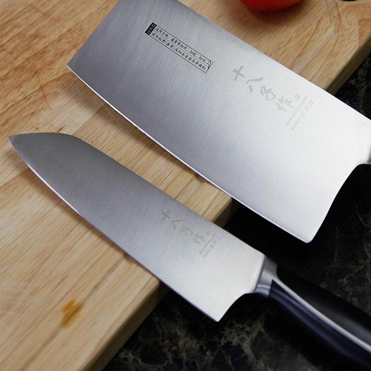中国菜刀中心专场-十八子作 家用菜刀不锈钢厨刀片刀西式料理刀多用刀