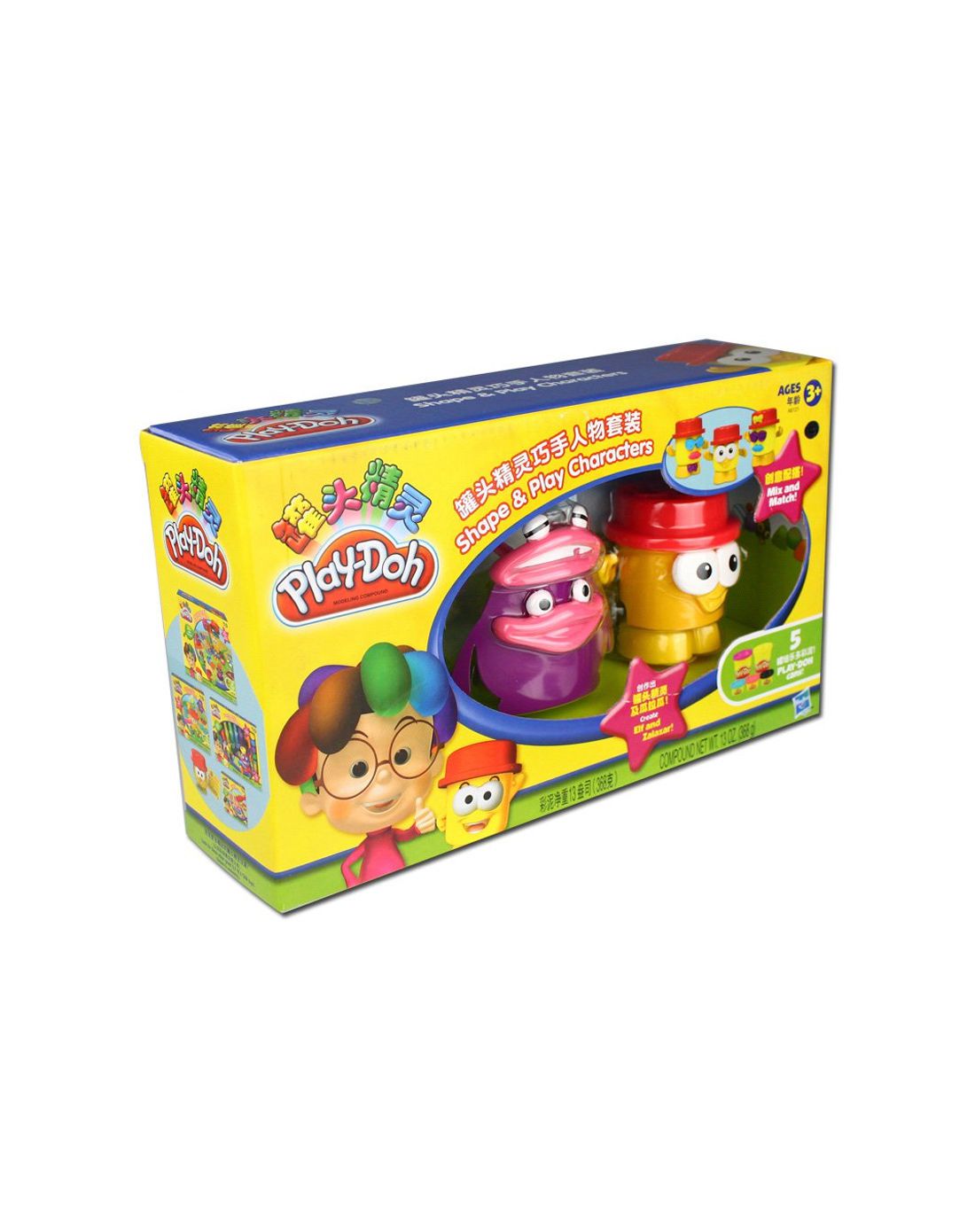 孩之宝卡通玩具专场培乐多 罐头精灵巧手人物