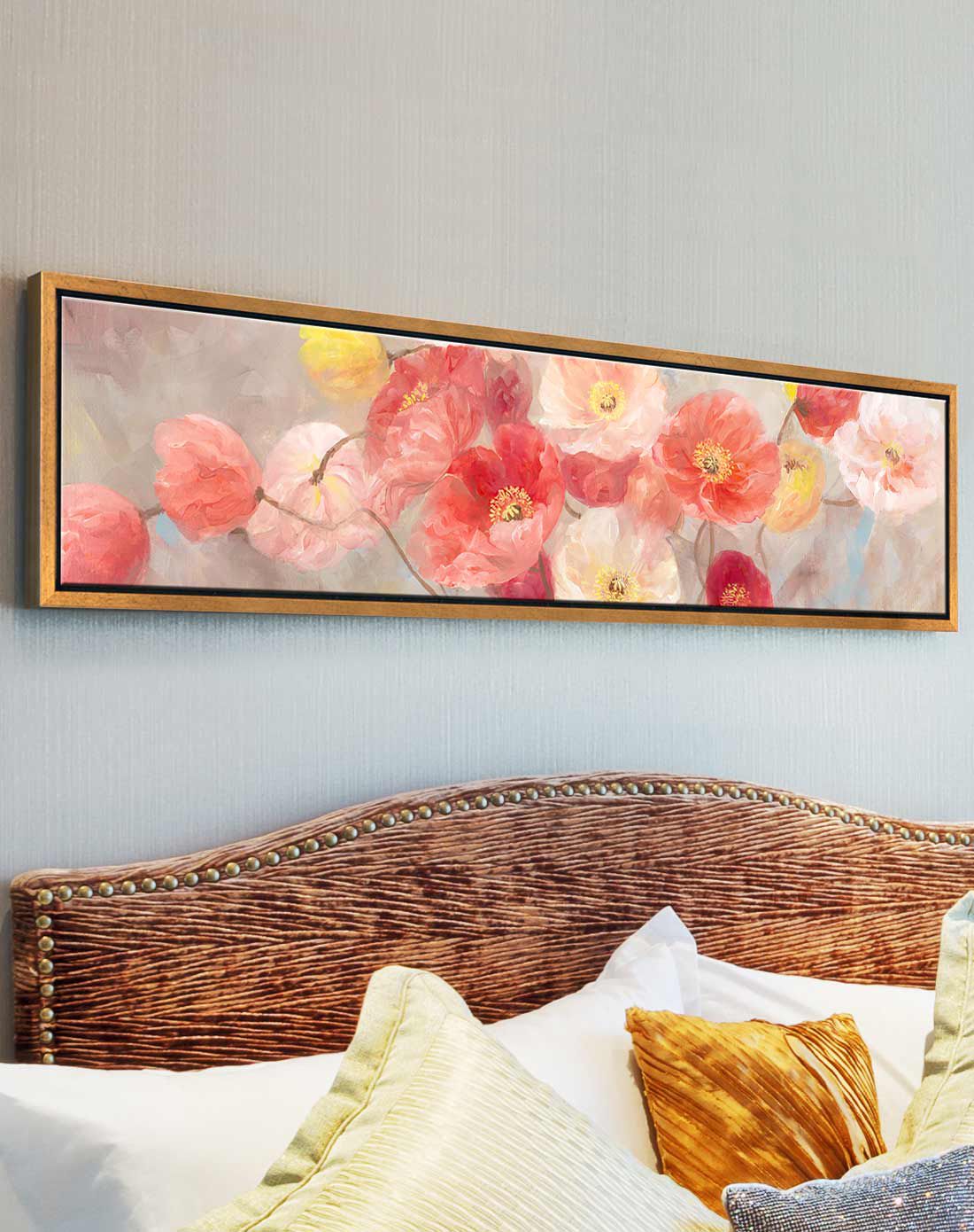 墙蛙装饰画专场直发货幸福 简欧卧室装饰画A0