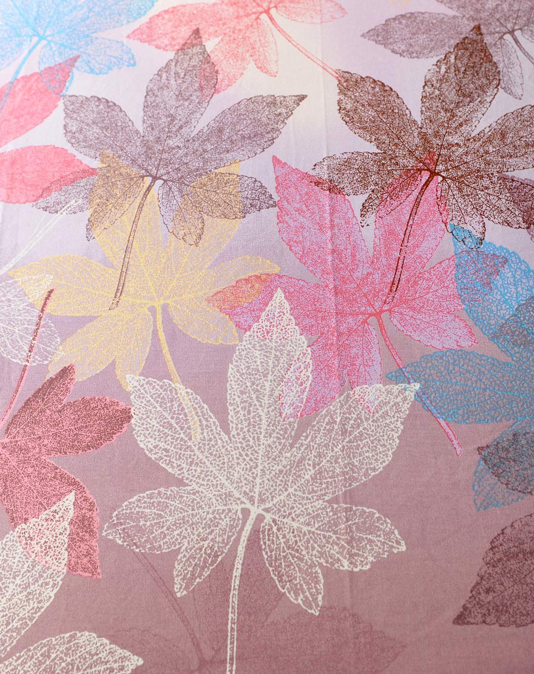 艾尚家纺专场全棉暖绒磨毛印花床单枫叶悠香\/