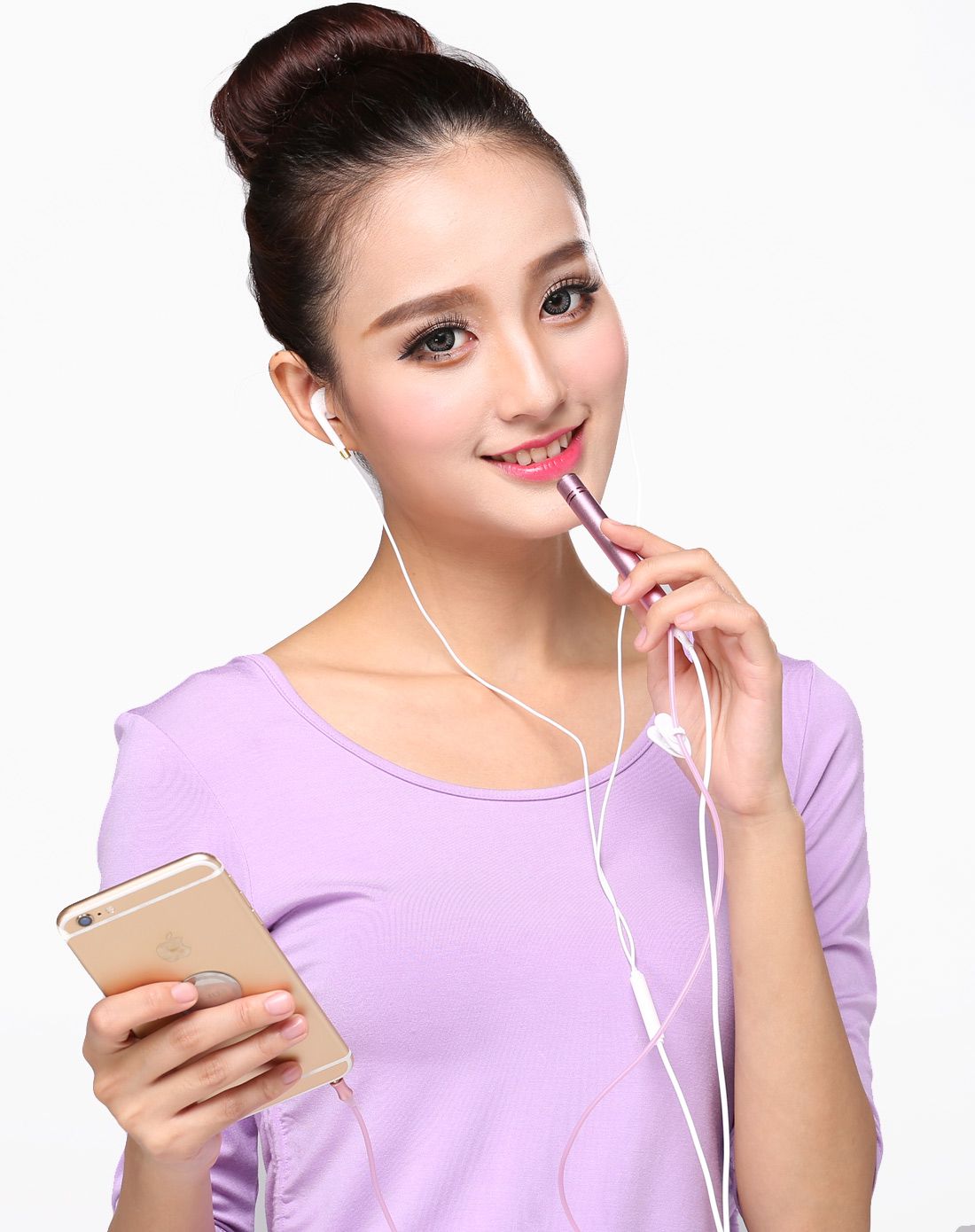 万月WANYUE工作出行专场手机K歌麦克风(K歌