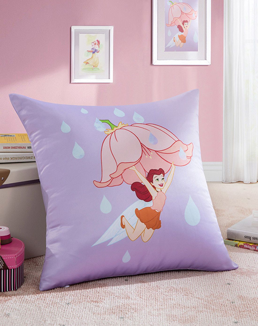 罗莱迪士尼家纺专场迪士尼奇妙仙子系列抱枕罗