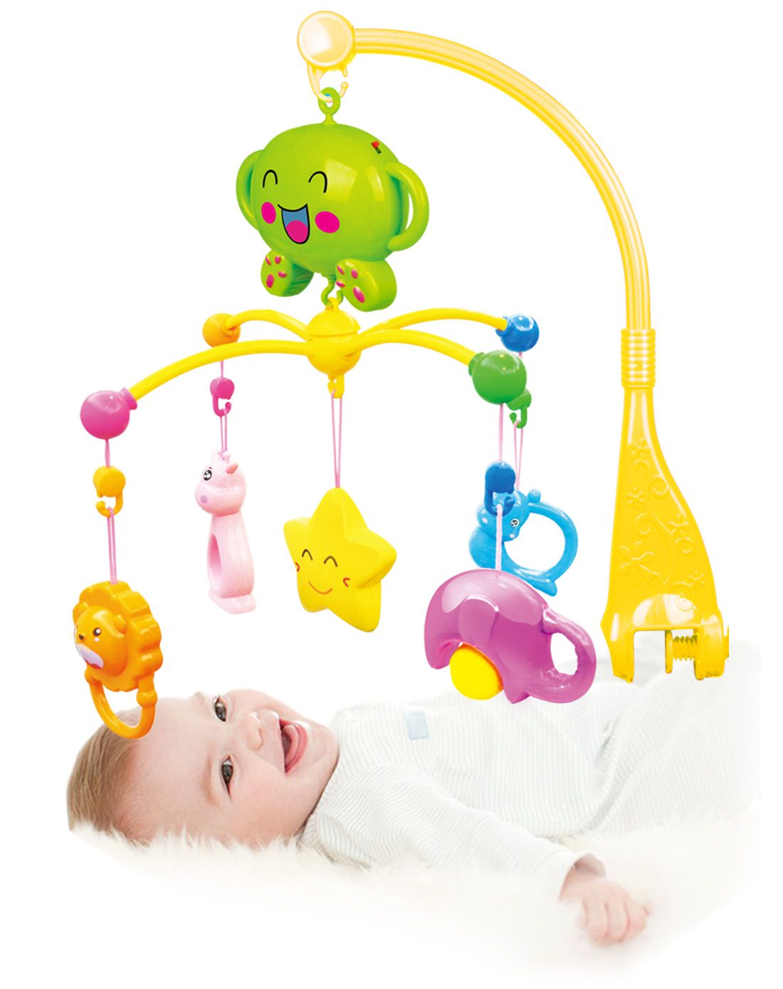 初生宝宝选玩具的正确方式动物音乐床铃 252首
