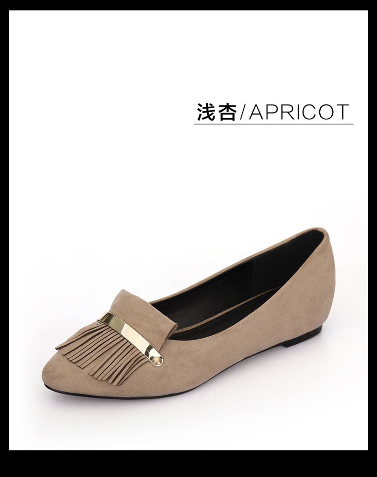 清仓-mt·mit女鞋专场 2017春夏新款女鞋尖头流苏平底时尚单鞋休闲鞋