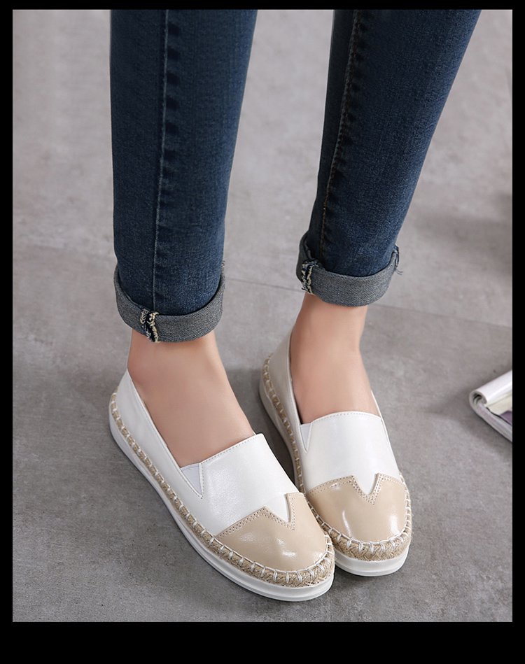 品牌名称: mt·mit 商品名称: 2017春夏新款女鞋圆头平底时尚单鞋渔夫