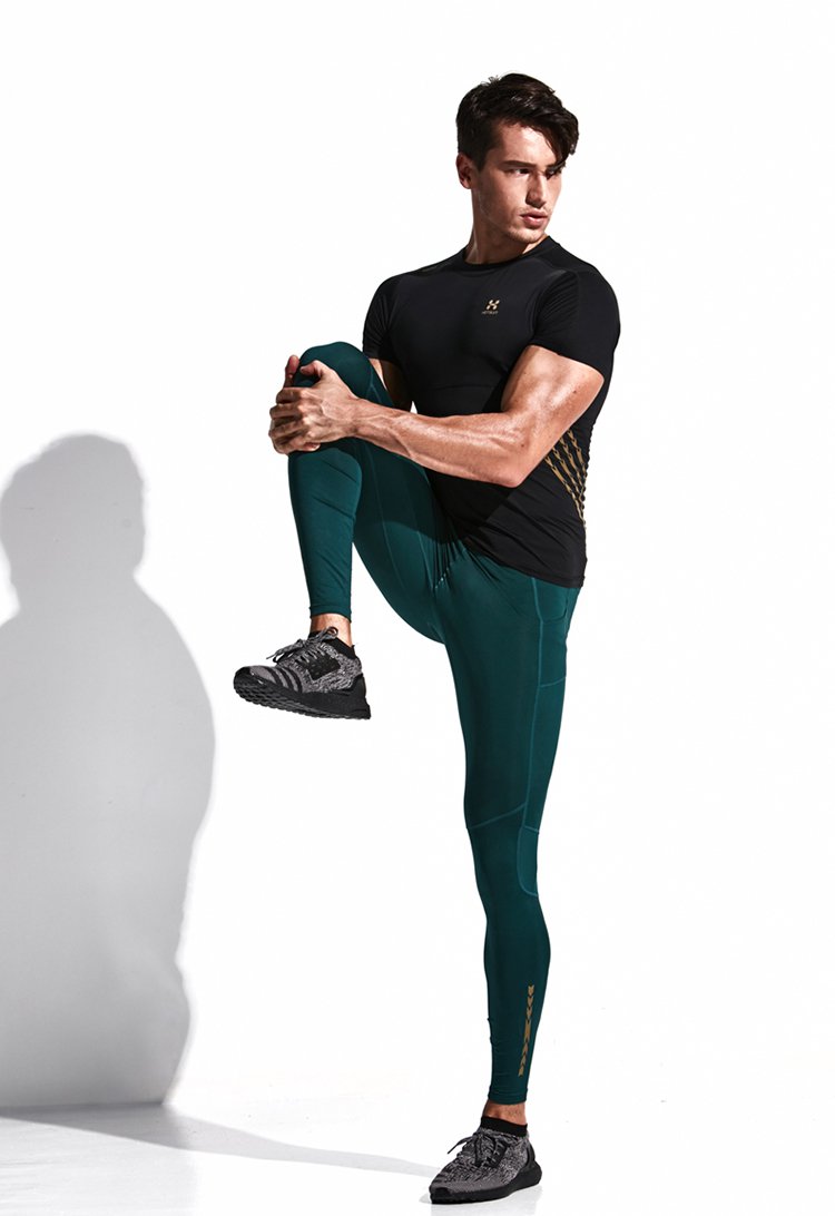 抗皱防缩 男款运动裤 健身紧身长裤