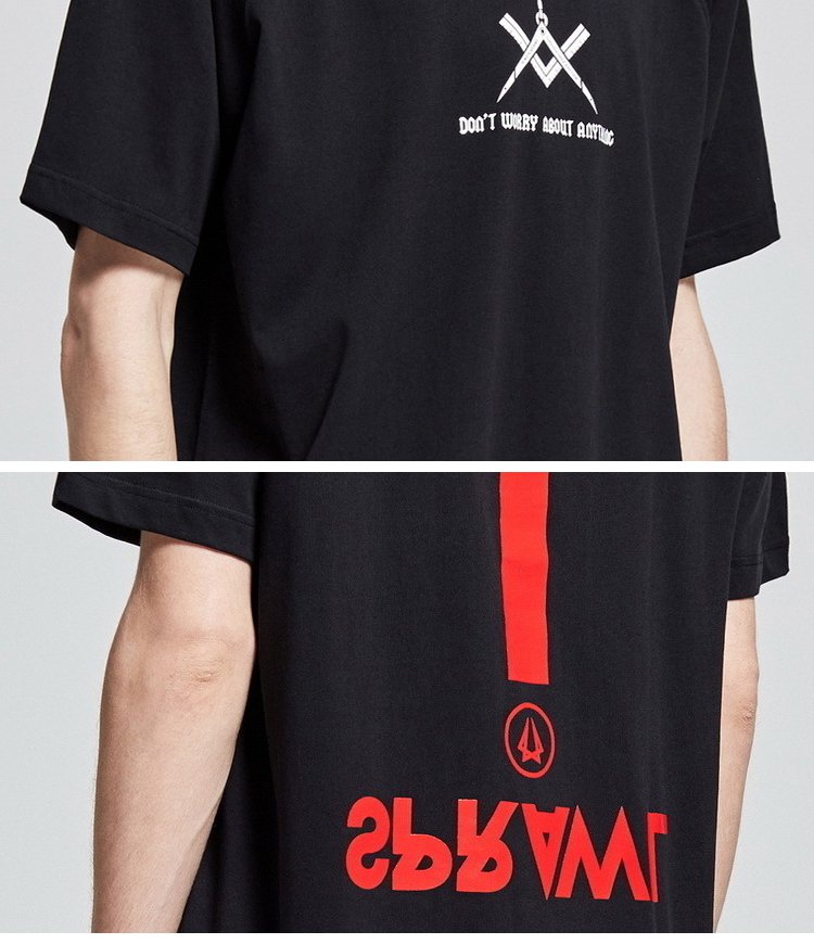 inxxstand by 潮牌时尚简单logo男女同款短袖t恤夏xm7201252801_唯品