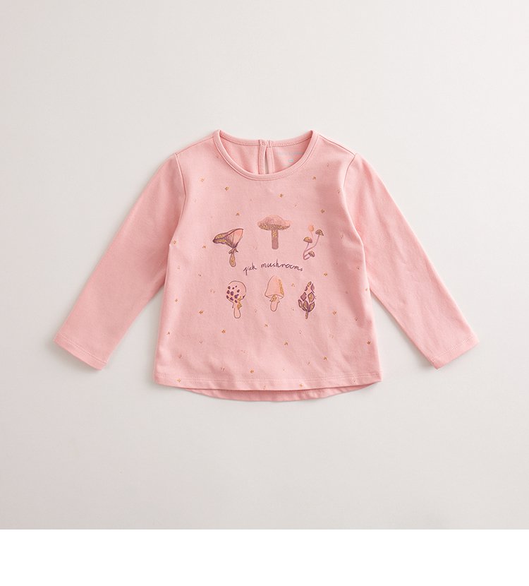 marc&janie婴幼童服饰专场女宝印花长袖t恤tt17776粉色_唯品会