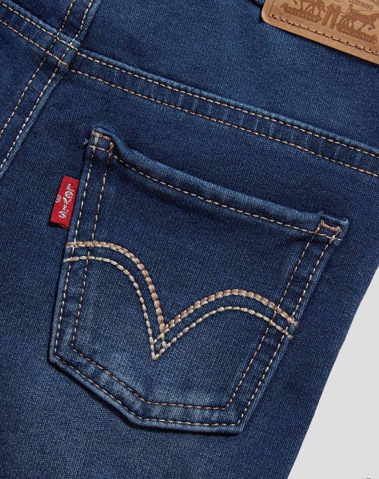 s 商品名称: levis 女童修身牛仔裤 产地: 中国 材质: 面布:91%棉 9%