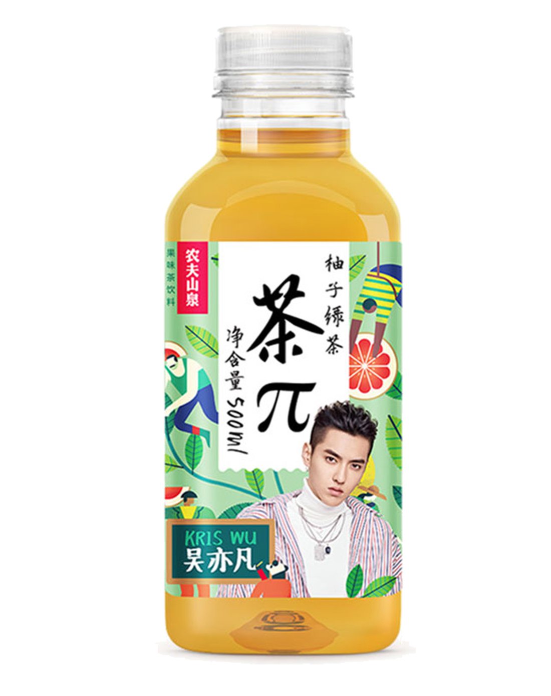 农夫山泉茶π柚子绿茶500ml*15瓶