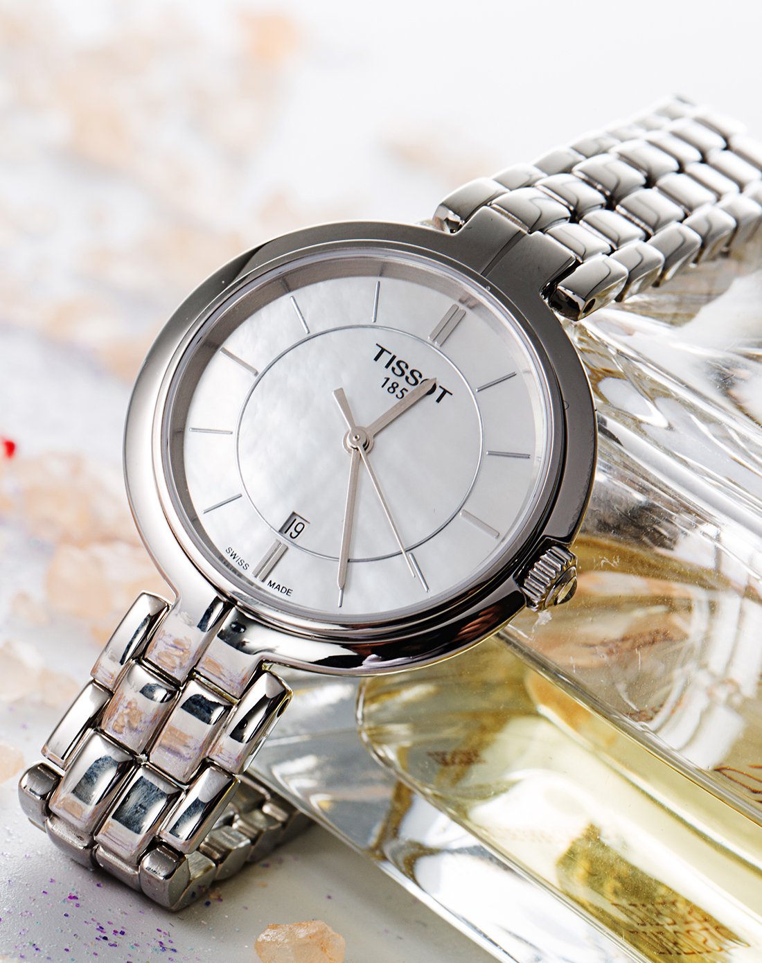 【热销款】天梭(tissot)弗拉明戈系列 女士石英腕表t094.210.11.111.