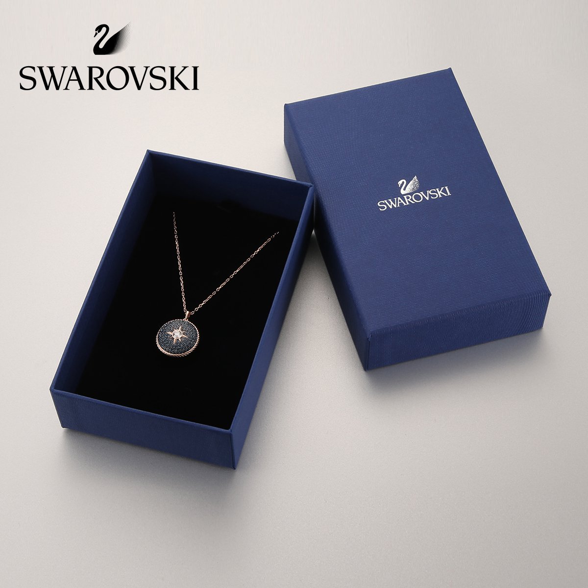 【全国联保】施华洛世奇 locket 盒子式吊坠长项链
