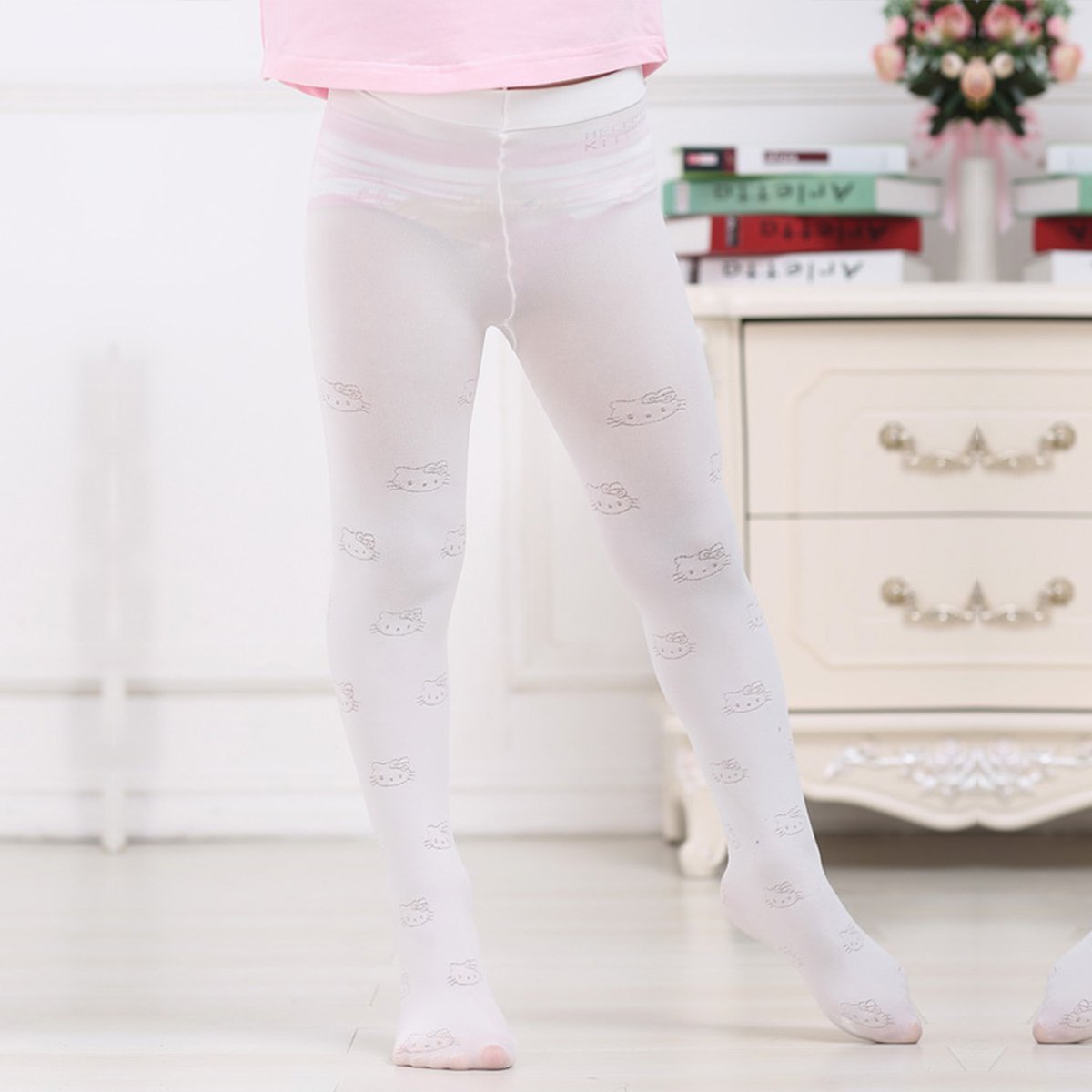 连裤袜(3双装) 优质棉料 修身护脚 亲肤透气 柔韧弹性 舞蹈袜打底裤