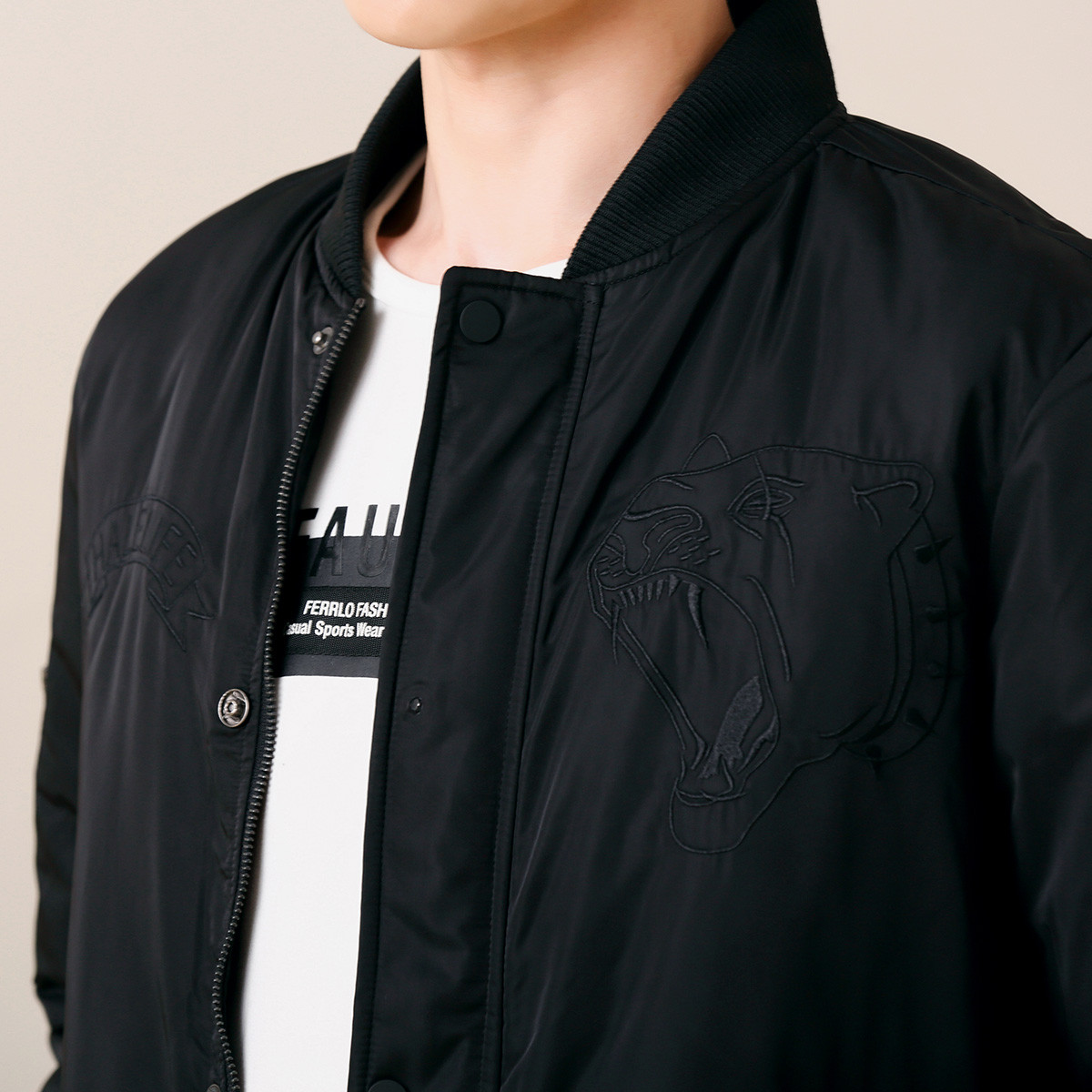 潮流前线2018冬季新款男装韩版棒球服休闲工装外套a7n