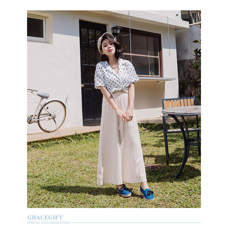 2019春夏新款台湾模特联名设计流苏渔夫鞋懒人鞋女鞋