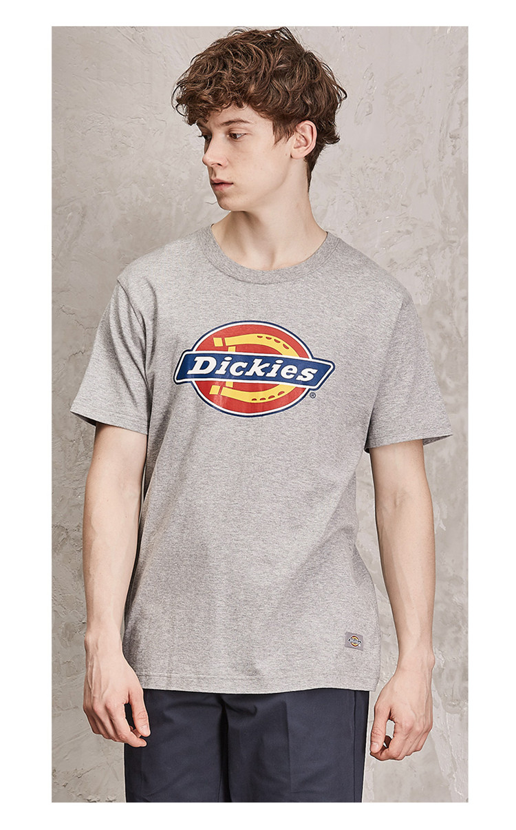 dickies多色logo印花短袖tee 男式夏季新品全棉男士t恤dk006026