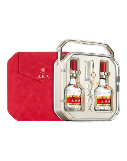 【礼盒推荐】第八代五粮液好事成双礼盒500ml*2