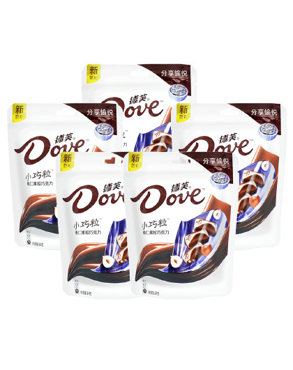 榛仁果粒巧克力84gx5袋装办公室下午茶儿童糖果小零食品批发