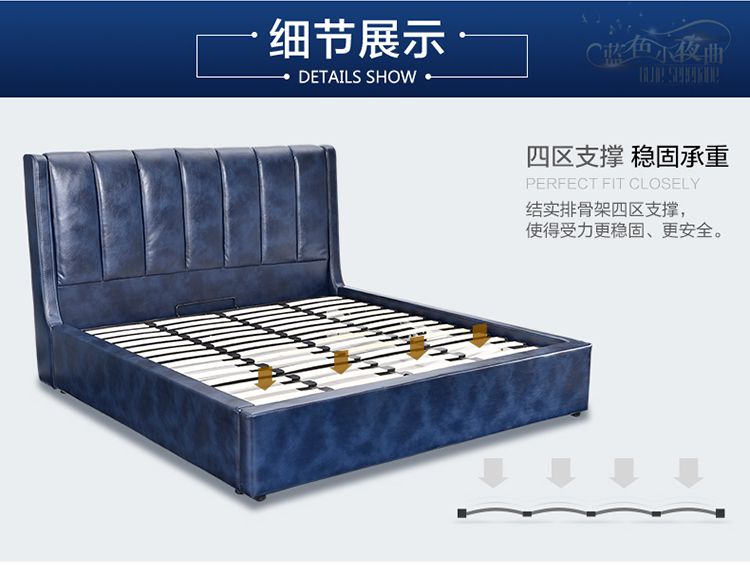 爱蒙自带排骨架科技布气压床c005