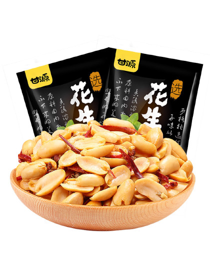 椒盐/麻辣味花生285g*2 休闲零食