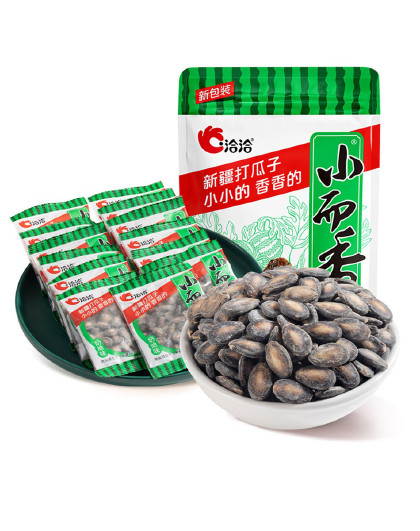 小而香西瓜子540g*2袋装奶油味新疆打瓜子袋中袋独立小包装
