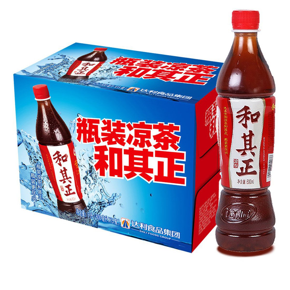 和其正饮料15瓶萃取植物凉茶整箱装(新版每瓶550ml/旧