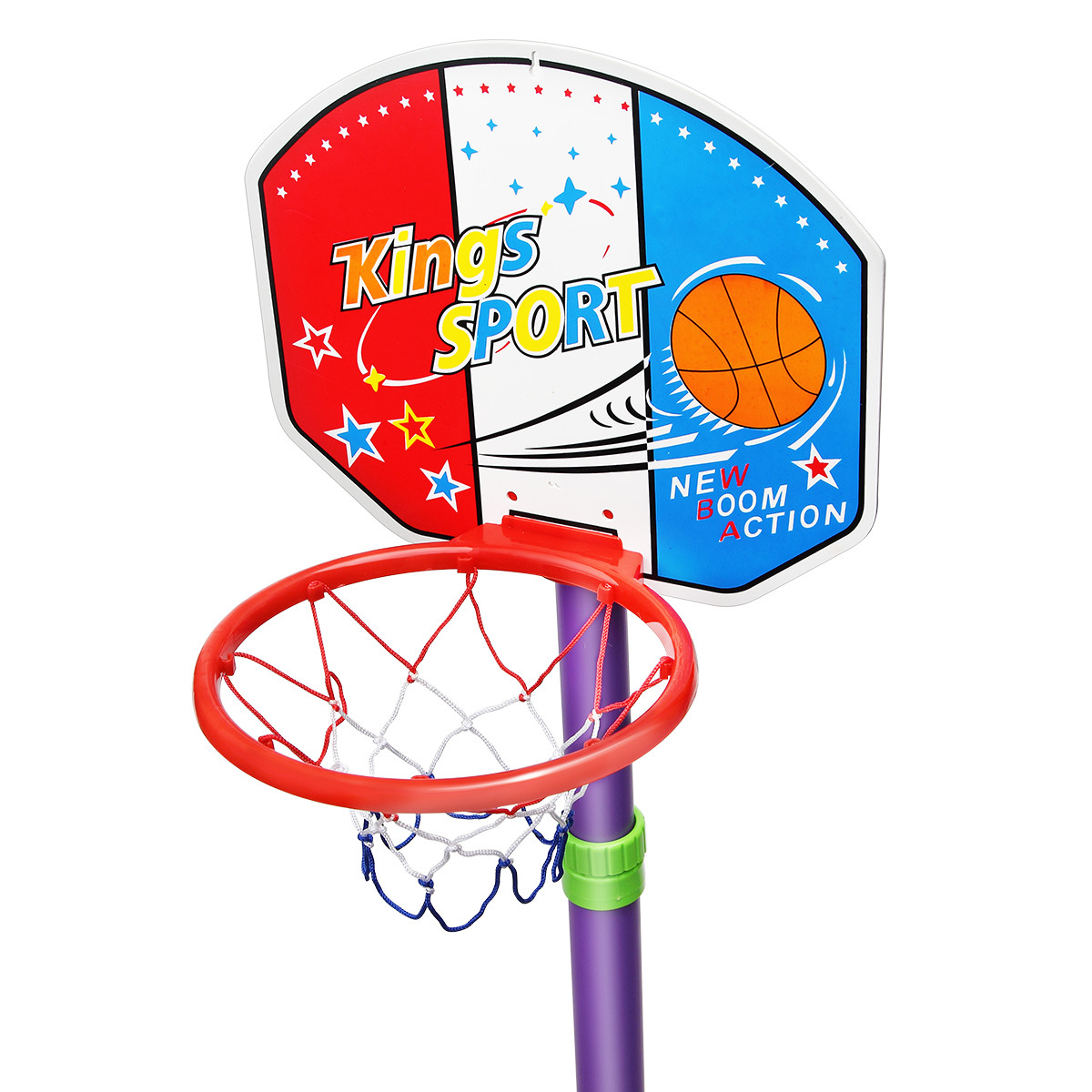 豆豆象 高度可调节可拆卸儿童运动投篮玩具卡通室内篮球架
