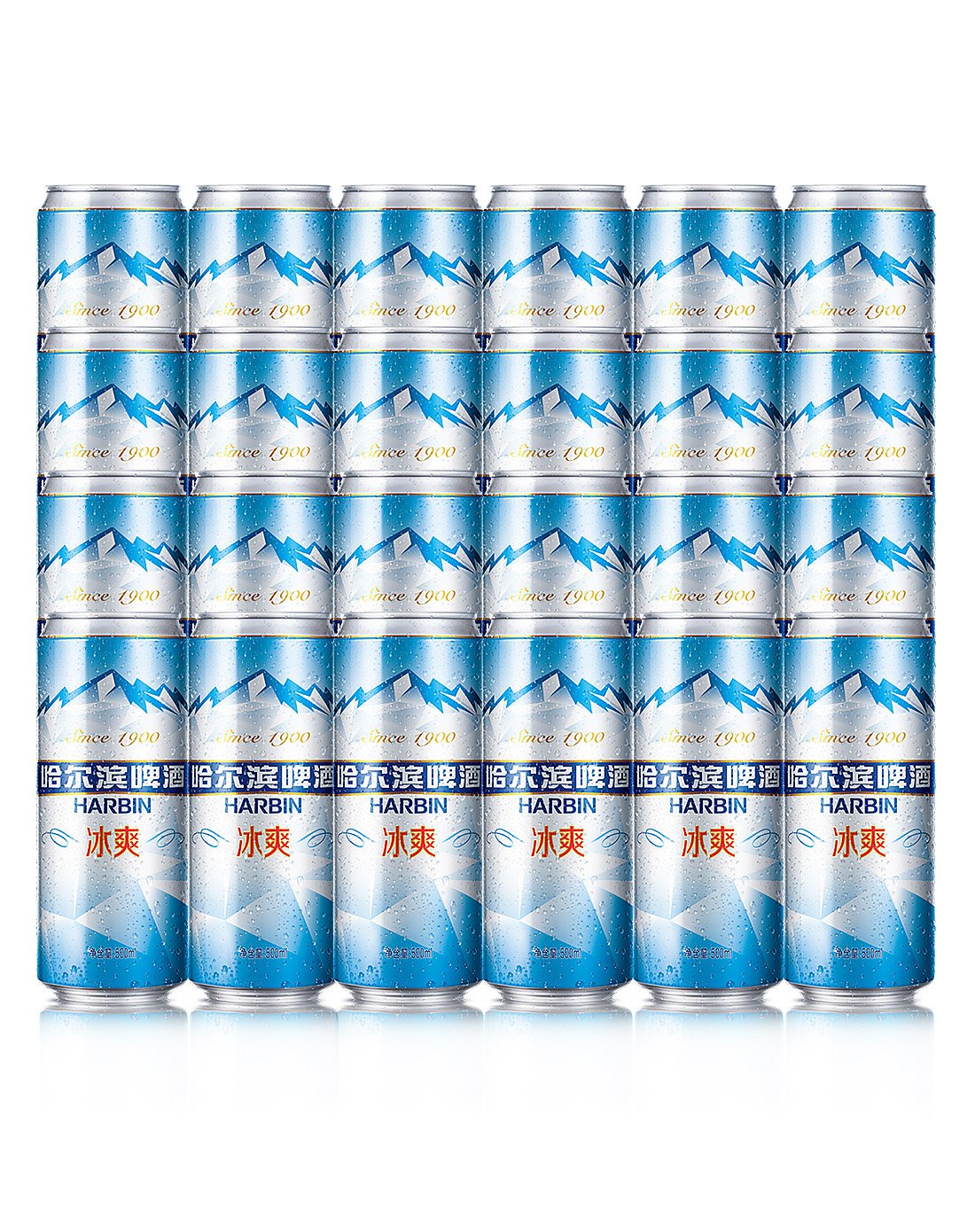 harbin/哈尔滨冰爽500ml*24/听装