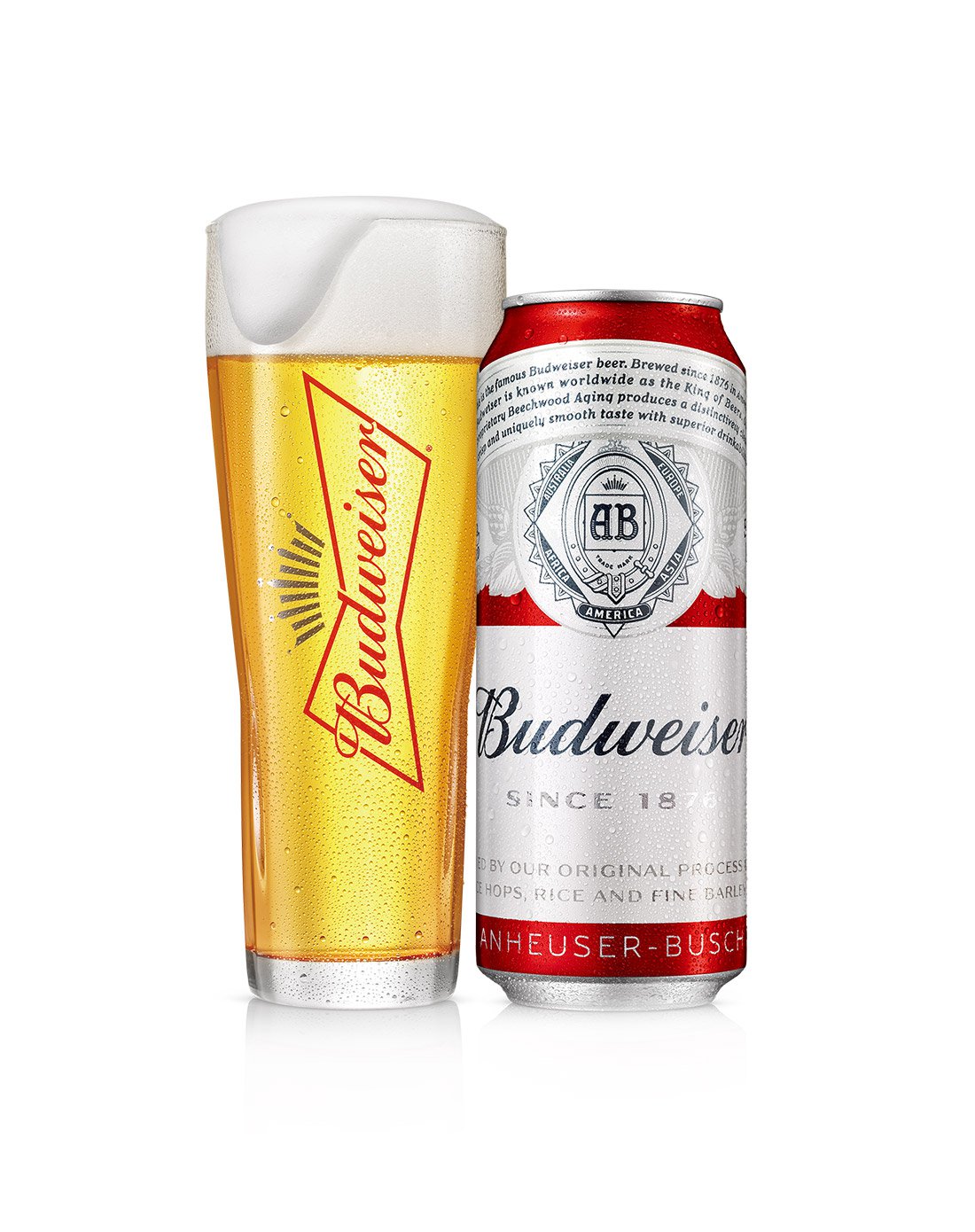 budweiser/百威啤酒经典醇正500ml*18/听装