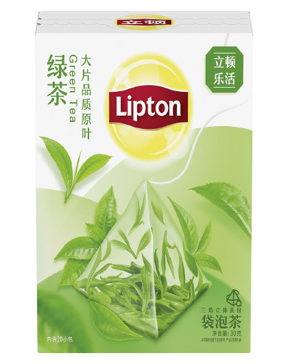 乐活绿茶原叶非独立袋泡透明三角绿茶茶包送礼自饮袋泡茶20包