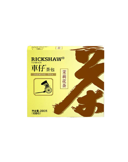 Lipton车仔茶包茉莉花茶办公商用畅饮装冲泡袋泡茶100包