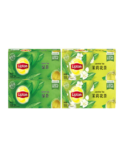 绿茶叶精选经典办公室下午茶茉莉花茶袋泡独立茶包4盒