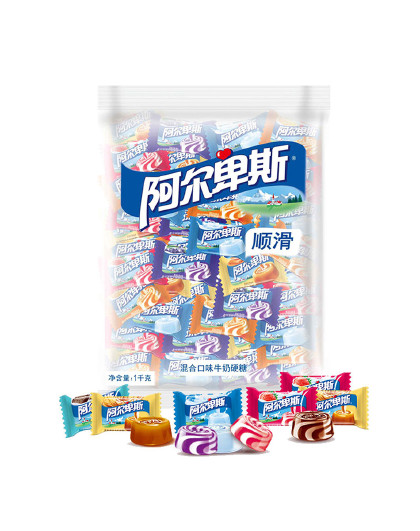 阿尔卑斯混合口味散糖1kg硬糖喜糖结婚庆糖果散装礼盒装小零食