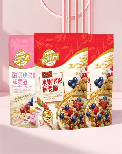 西麦50%水果坚果燕麦200g*3袋早餐即食酸奶果粒坚果麦片