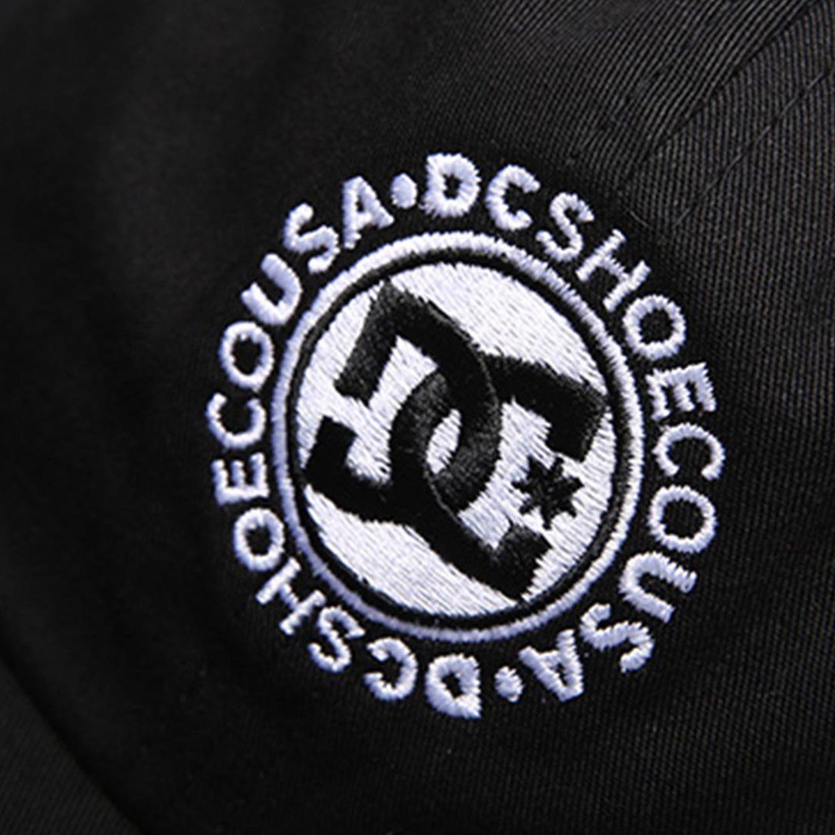 dcshoes 潮牌logo街头风棒球帽 中性款棒球帽情侣款校园街舞 黑色 1sz