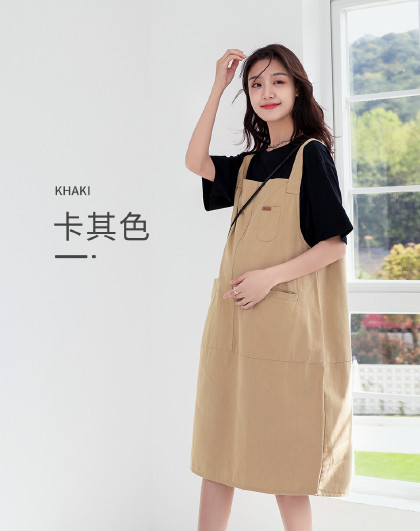 孕妇裙日系背带裙减龄百搭裙子时尚外出孕妇装连衣裙孕妇裙子