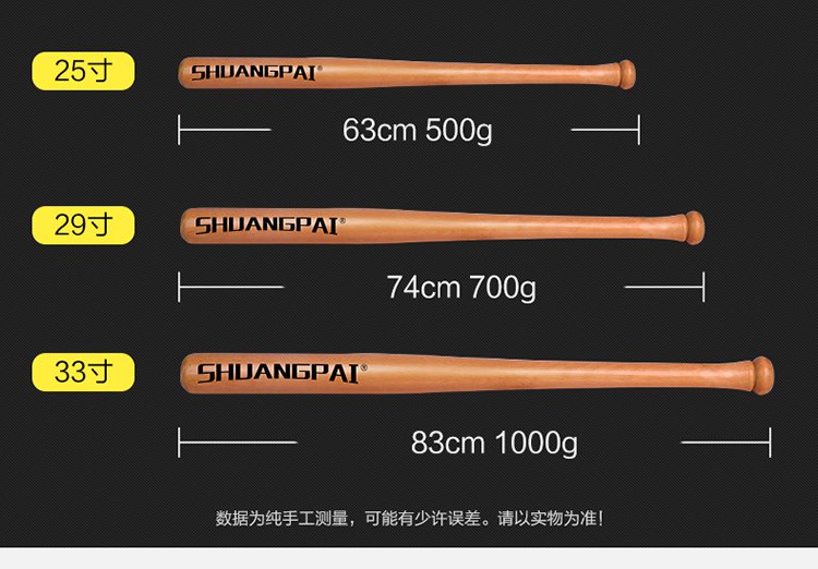 实心棒球棒 车载防身 双牌shuangpai 产地: 浙江金华 材质: 木质 尺寸