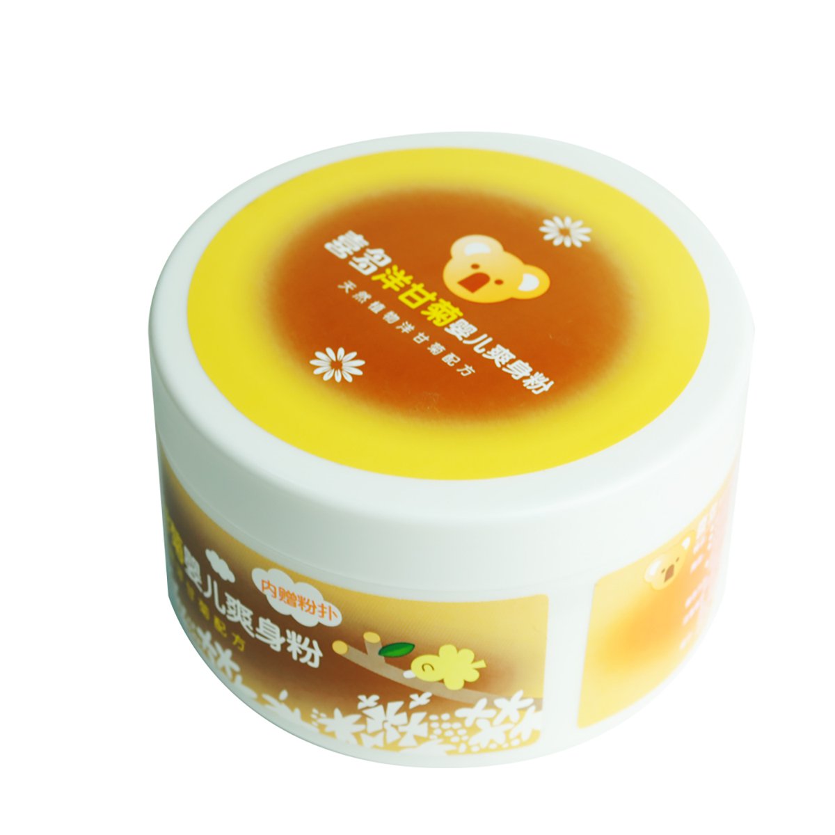 喜多洋甘菊婴儿爽身粉160g-圆罐