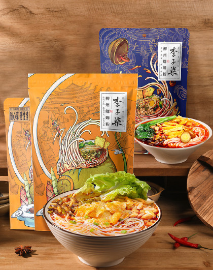 李子柒螺蛳粉2袋335g随心包240g2袋爆椒246g1袋装