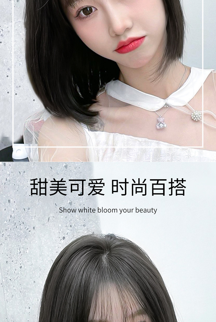 假发女真发自然全头套锁骨发秋冬圆脸发型假发套长发自然假发