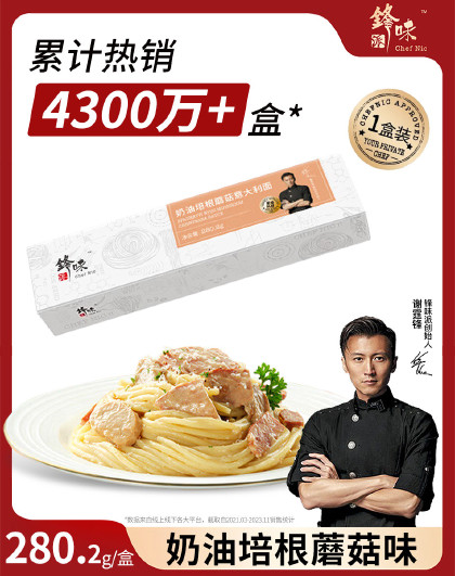单盒锋味派意大利面酱西餐食材通心粉拌面学生早餐半成品面条家庭