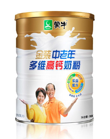 【官方正品】金装男女中老年多维高钙奶粉900g/罐装